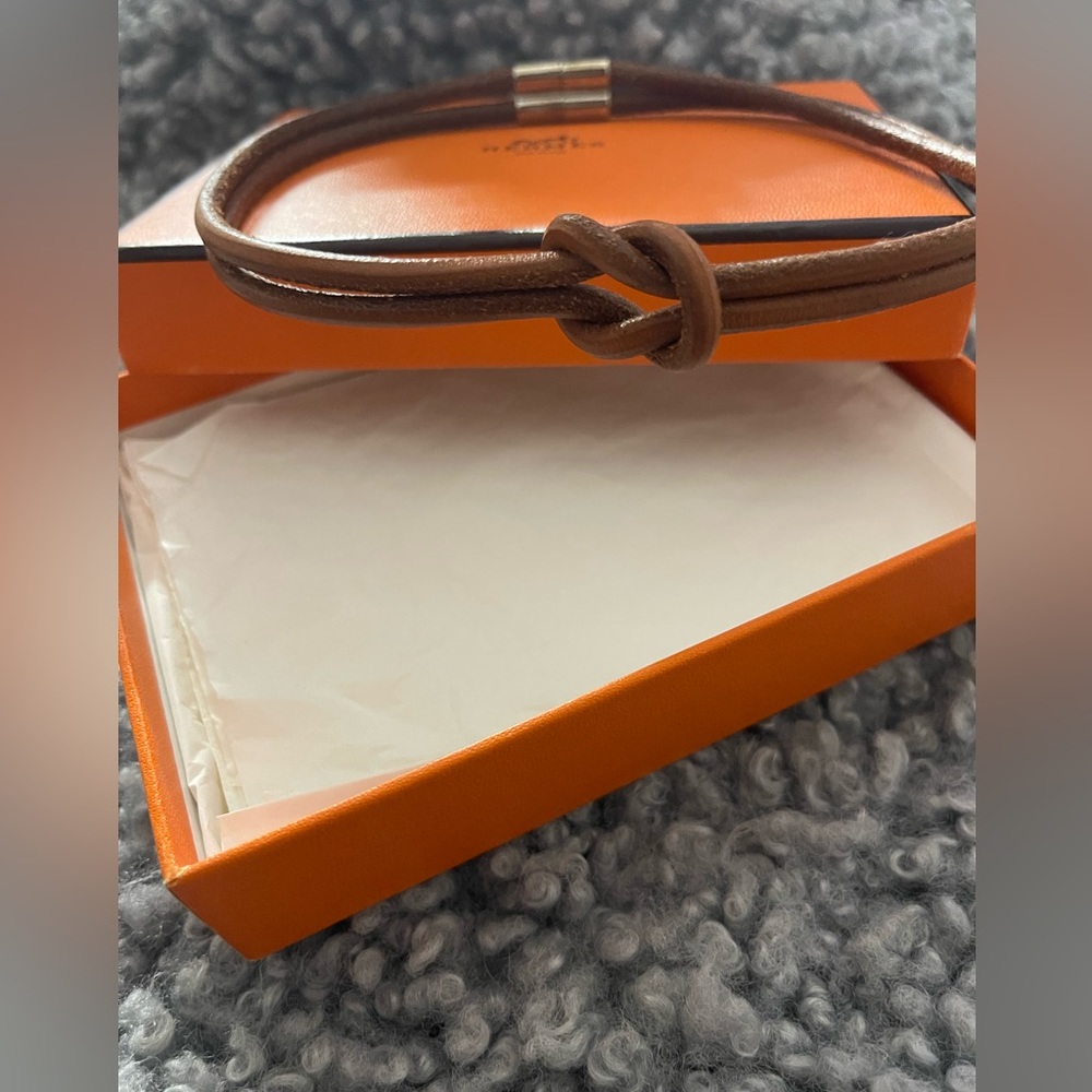 Hermes Atame Leather Knot Choker